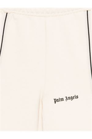 bermuda in cotone bianco PALM ANGELS KIDS | PBCI007S26FLE001092